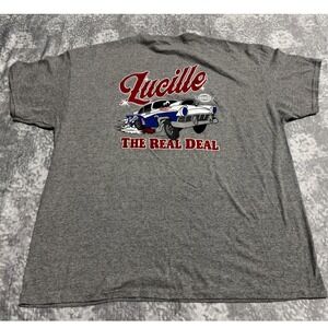 Jerzees T Shirt Mens 2XL Lucille The Real Deal Car Graphic Tee